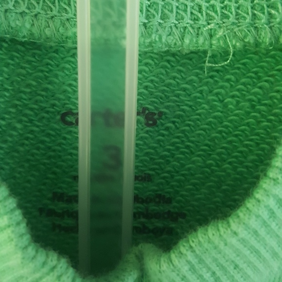 Never worn, Carters sweatshirt & shorts set - Picture 4 of 4